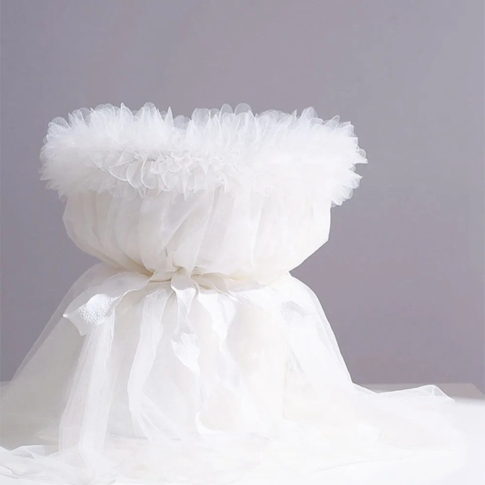 50x75cm Flower Wrapping Yarn – DIY Bouquet Gift Packaging Floral Wrapping Yarn Richie's White One Size