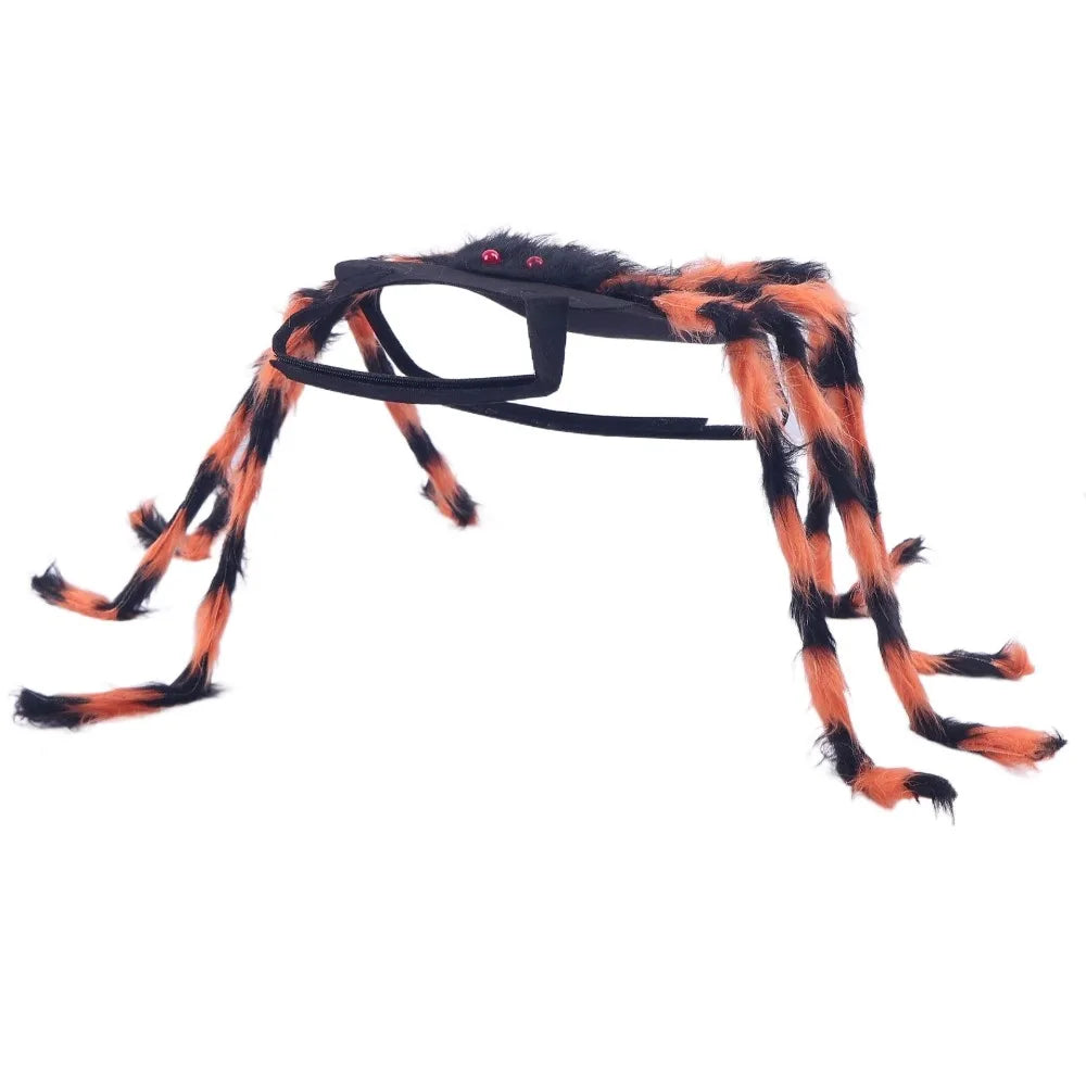 Furry Spider Pet Costume – Halloween Cat & Dog Dress Up Pet Halloween Costume Richie's Orange