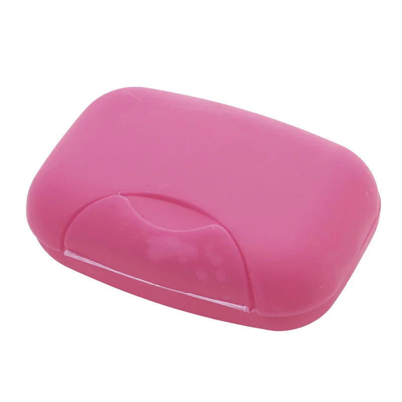 Portable Travel Soap Box with Lid – Candy Color Soap Dish Travel Soap Dish Richie's L-Rose