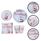 Halloween Disposable Dinnerware Set – Paper Plates, Cups & Napkins Disposable Party Tableware Richie's Default Title