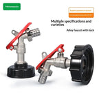 Brass IBC Tank Valve Faucet with Lock – 1/2 Inch Water Tap IBC Tank Valve Richie's