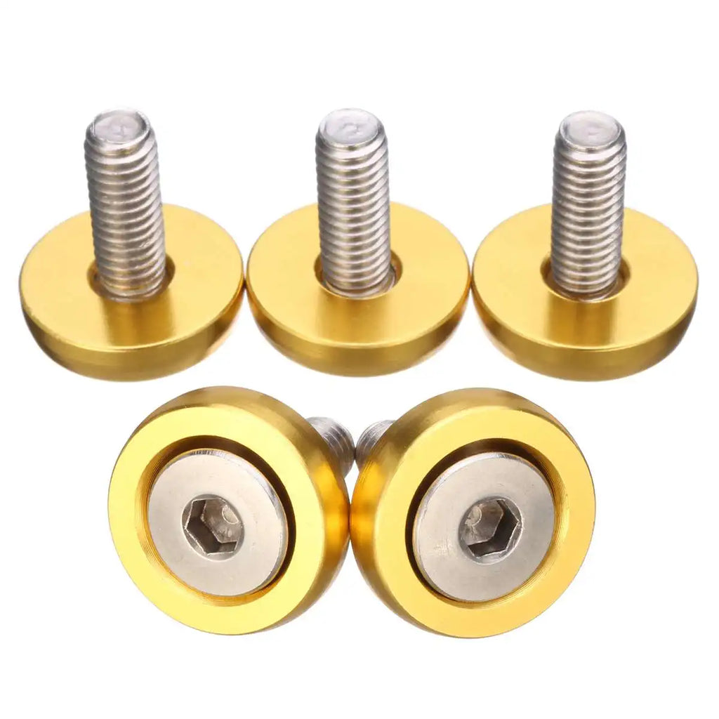 20pcs M6x15mm CNC Aluminum Fender Washer Bolt Engine Bay Kit Automotive Dress Up Bolts Richie's