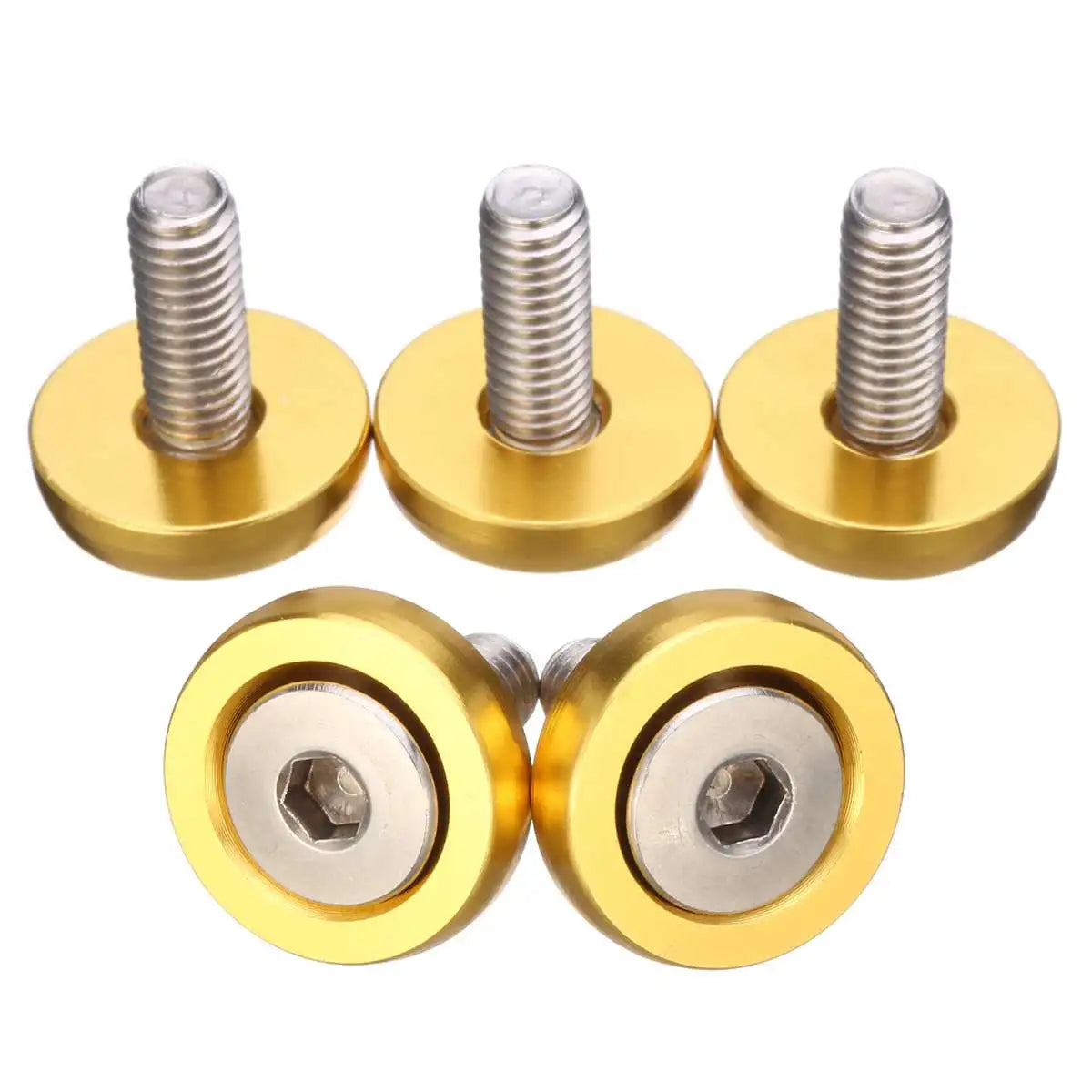 20pcs M6x15mm CNC Aluminum Fender Washer Bolt Engine Bay Kit Automotive Dress Up Bolts Richie's