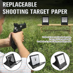 Airsoft Target Trap + 10 Paper Targets | Backyard Practice Set Airsoft Target Set Richie's
