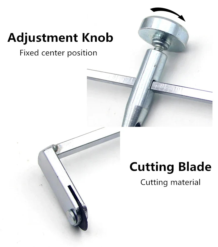 Drywall Circle Cutter Compass – Adjustable Round Cutting Tool Drywall Circle Cutter Richie's