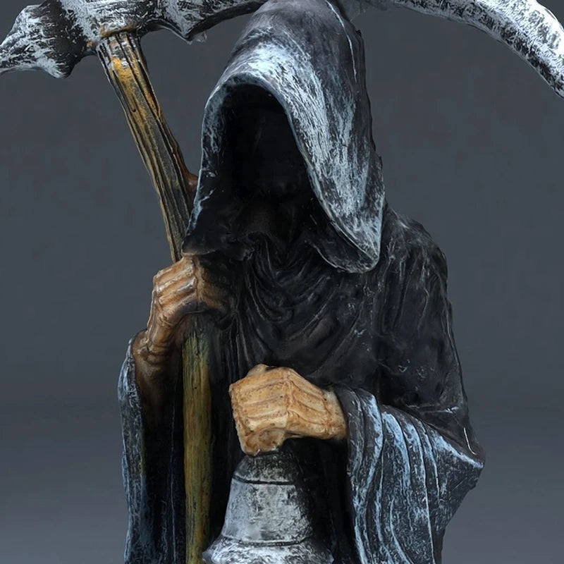Grim Reaper Holy Death Statue – Resin Scythe Figurine Decor Decorative Figurine Richie's