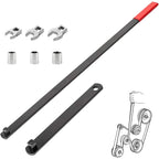 8-Piece Serpentine Belt Tensioner Tool Kit 3/8" & 1/2" Drive Automotive Tool Kit Richie's 8pcs