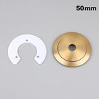 Aluminum Arc Cap Glass Globe Lampshade Holder – Flying Saucer Lampshade Holder Cap Richie's 50mm Copper