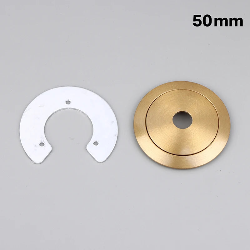 Aluminum Arc Cap Glass Globe Lampshade Holder – Flying Saucer Lampshade Holder Cap Richie's 50mm Copper