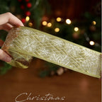 2M Sparkling Mesh Christmas Ribbon Glitter Sequins DIY Bow Christmas Ribbon Richie's