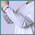 UV Protection Ice Silk Arm Sleeves – Cooling Outdoor Cover UV Arm Sleeves Richie's Light grey