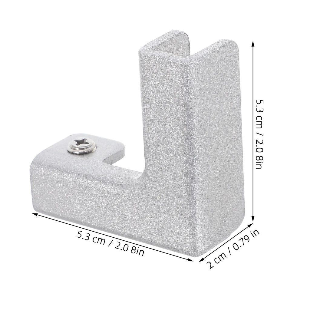 4Pcs Aluminum Aquarium Glass Clamp Brackets – Rimless Tank Clips Aquarium Glass Clips Richie's