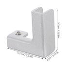 4Pcs Aluminum Aquarium Glass Clamp Brackets – Rimless Tank Clips Aquarium Glass Clips Richie's