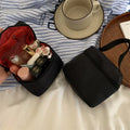 Mini Nylon Makeup Pouch – Portable Travel Storage Bag Makeup Travel Pouch Richie's Black 1pc