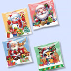 100pcs Christmas Candy Cookie Bags – Self-Adhesive Xmas Christmas Gift Bags Richie's
