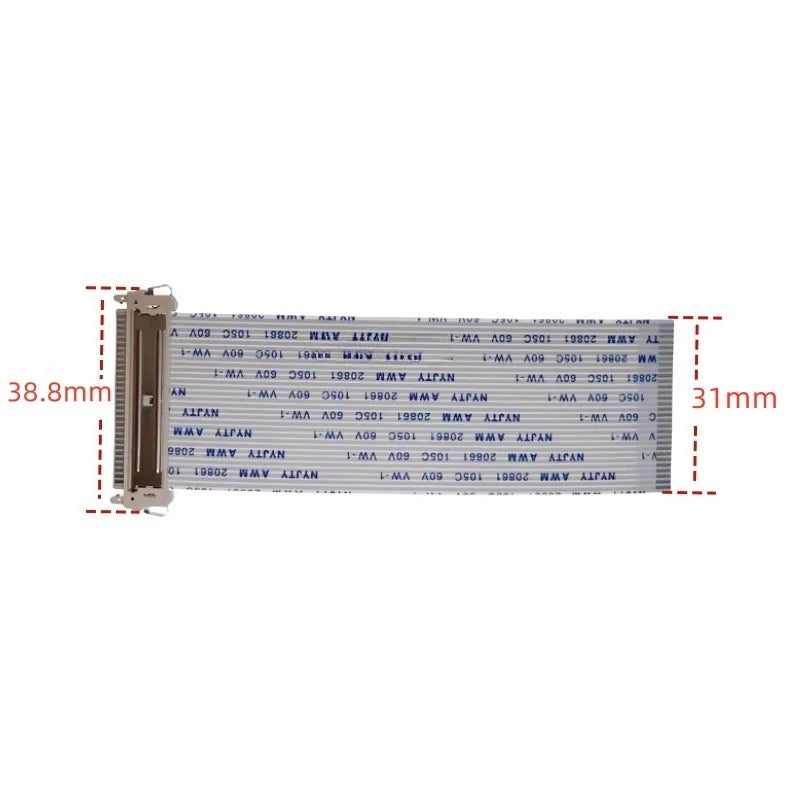 2PCS FFC Ribbon Cable 1.0mm Pitch 30-Pin AWM 20706 Multi-Length FFC Ribbon Cable Richie's