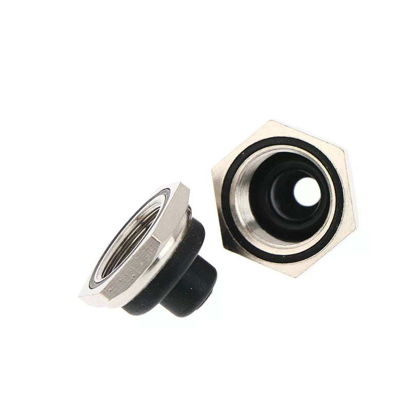 5Pcs M12 Toggle Switch Waterproof Cap Hex Metal Edge Switch Waterproof Cap Richie's