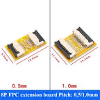 FPC FFC Flat Cable Adapter Board 1.0mm Pitch 4–60 Pin FPC FFC Adapter Board Richie's 8P 1.0MM spacing