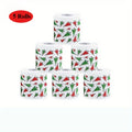 5 Rolls Christmas Toilet Paper – Santa Holiday Design Napkins Novelty Holiday Paper Richie's Christmas tree