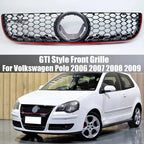 VW Polo 2005–2009 GTI Honeycomb Front Bumper Grille Gloss Black Car Front Grille Richie's