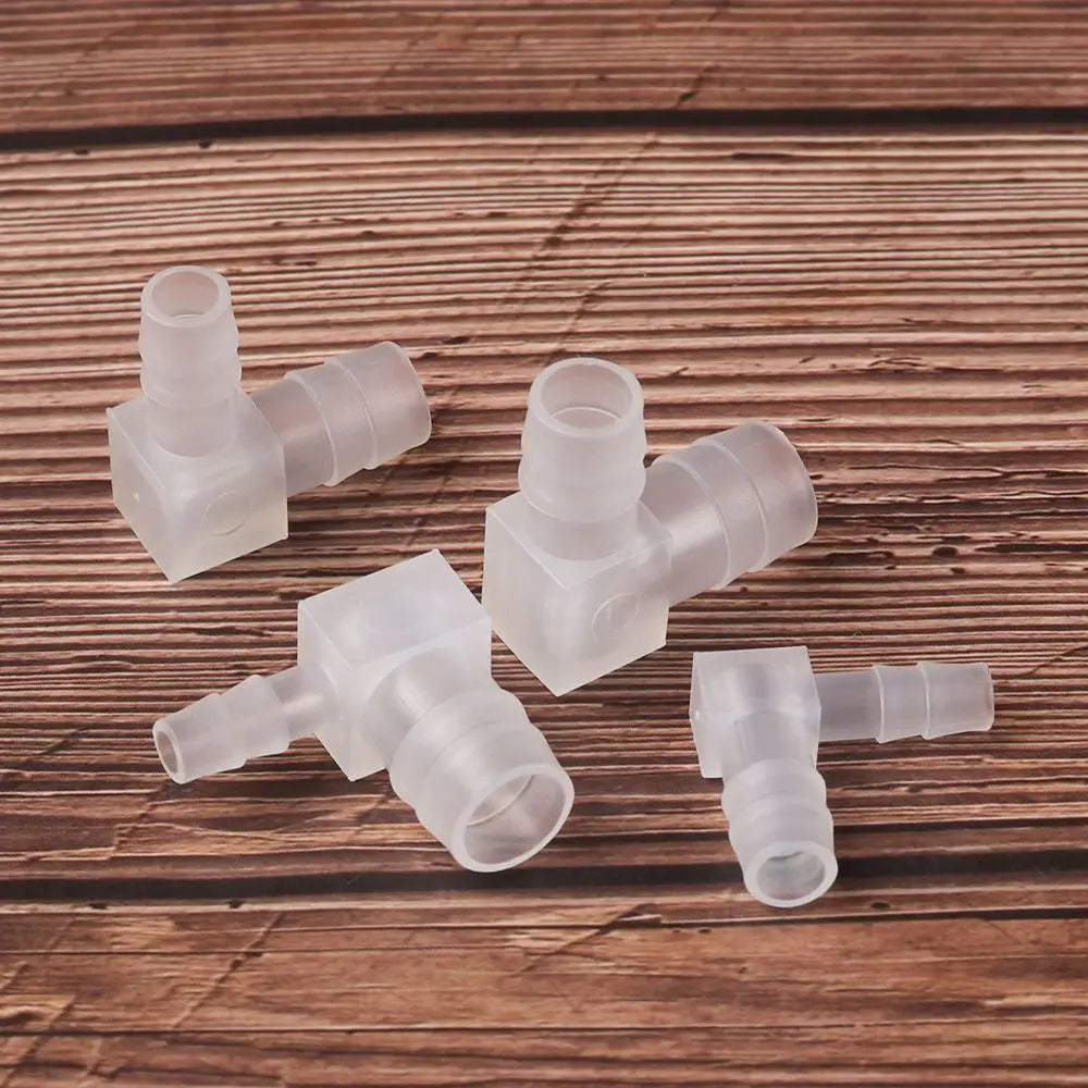 10Pcs 90° PP Elbow Hose Connectors 4–20mm Aquarium Fittings Hose Elbow Fittings Richie's