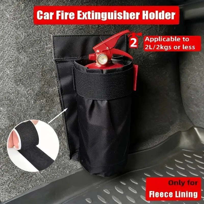 Oxford Fabric Car Fire Extinguisher Holder & Trunk Storage Bag Car Storage Organizer Richie's