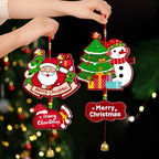 Christmas Wind Chime Bell DIY Door & Window Hanging Decor Christmas Wind Chime Richie's
