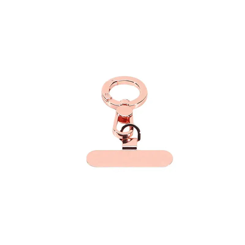 Rotatable Metal Phone Lanyard Clip – Stainless Steel Hook Phone Lanyard Clip Richie's rose gold