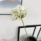 Artificial Agapanthus Flower Branch 75cm – Faux Floral Decor Artificial Flower Branch Richie's White