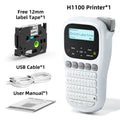 MarkDomain H1100 Handheld Label Maker | Backlit Inkless Printer Handheld Label Maker Richie's White
