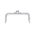 15cm Silver Embossed Metal Purse Frame – DIY Kiss Lock Clasp Purse Frame Clasp Richie's Default Title
