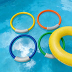 6-Piece Colorful Diving Ring Set – Underwater Pool Toy Game Pool Diving Toys Richie's