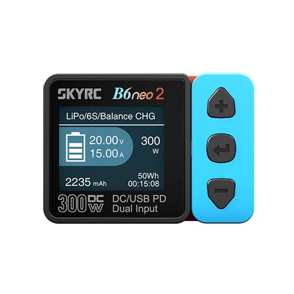 SkyRC B6neo 2 300W 15A Smart LiPo Balance Charger DC/PD RC Battery Charger Richie's