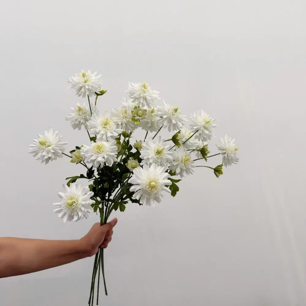 Yellow Artificial Chrysanthemum Stems – Faux Silk Flowers Artificial Flower Stems Richie's