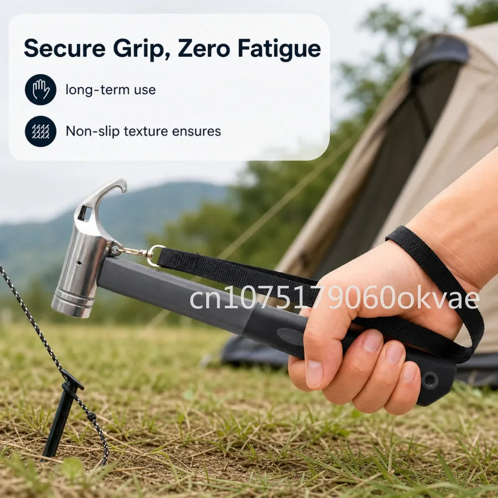 Multifunctional Camping Tent Hammer & Steel Stake Puller Camping Hammer Richie's