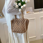 Women's Woven Crochet Crossbody Phone Bag – Lightweight Braided Crossbody Shoulder Bag Richie's