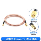 RF Coax Extension Cable BNC SMA MMCX SMB RG316 Adapter Coaxial RF Cable Richie's MMCX-K To SMA-J 20CM 1PCS