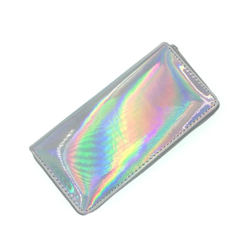 Holographic Laser Women's Wallet Long Zipper Purse & Card Holder Women's Long Wallet Richie's