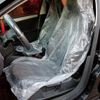 Disposable Clear Plastic Car Seat Covers 20/60 Pcs Waterproof Car Seat Cover Richie's