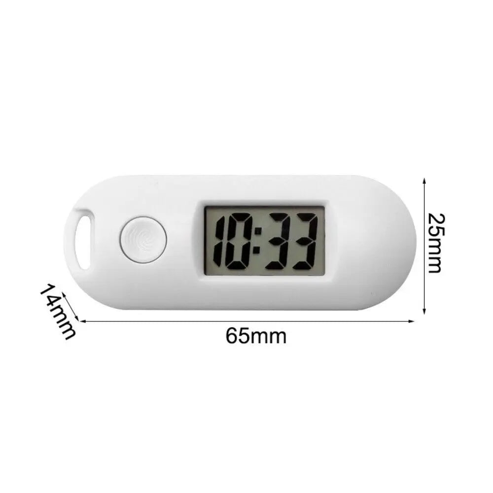 Mini LCD Keychain Clock Luminous Backlight Digital Watch Mini Keychain Clock Richie's