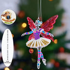 2D Acrylic Ballerina Angel Christmas Hanging Pendant Ornament Christmas Ornament Richie's