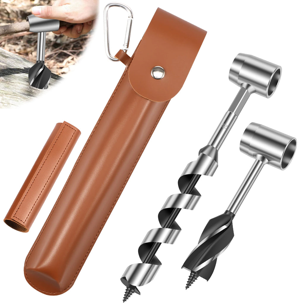 Manual Auger Drill 26mm Carbon Steel Wood Hole Punch Tool Manual Auger Drill Richie's