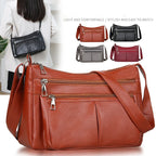 Women's PU Leather Crossbody Bag – Flower Patchwork Purse Crossbody Shoulder Bag Richie's