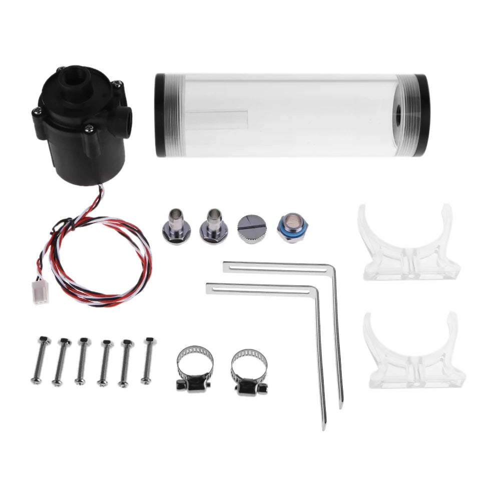 PC Liquid Cooling Kit – G1/4 XHC8 Pump & 160mm Reservoir PC Liquid Cooling Kit Richie's