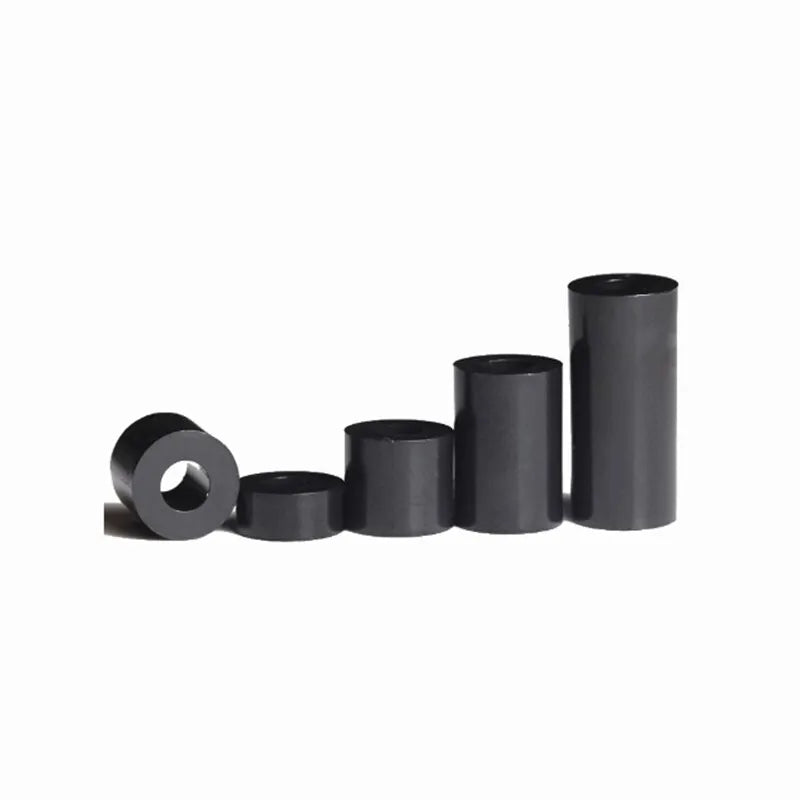 500Pcs M4 Nylon Standoff Spacers Black White PCB Hollow Washers Nylon Standoff Spacers Richie's black M4 45mm