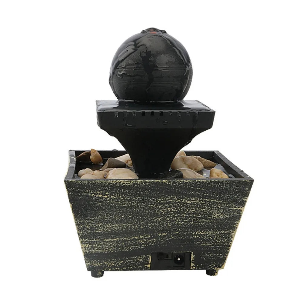 Desktop Water Fountain Waterfall Ornament | USB or Battery Desktop Water Fountain Richie's 7
