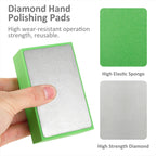 Diamond Hand Polishing Pads Set – Stone Tile Glass (4/5pcs) Abrasive Polishing Pads Richie's