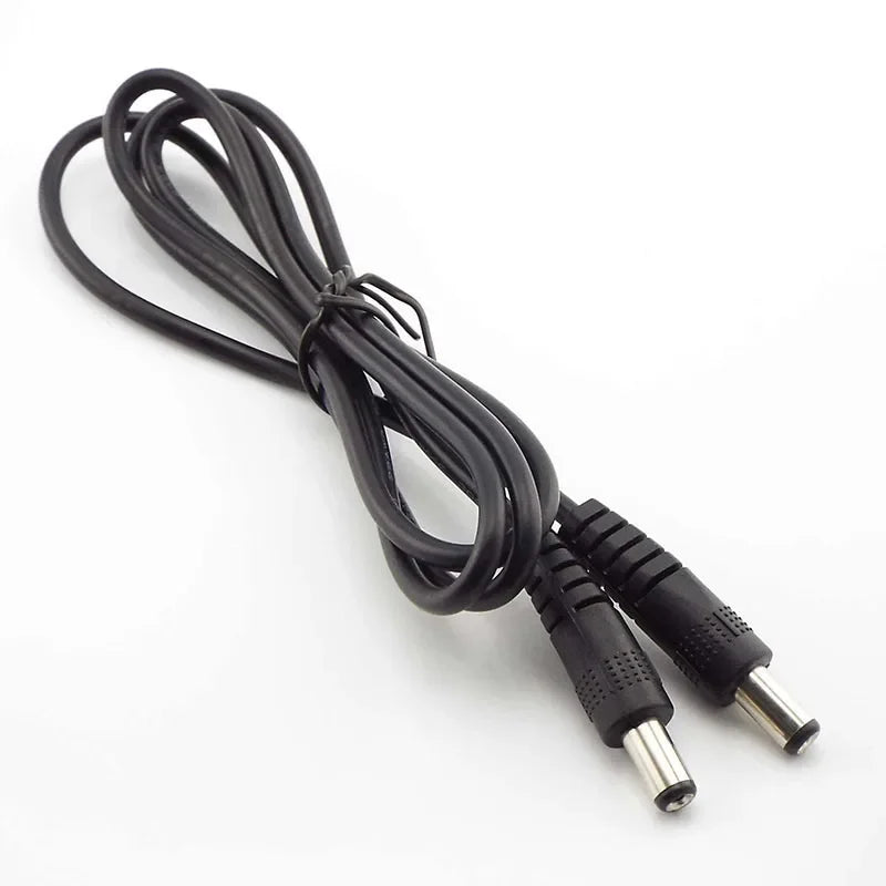 DC 5.5x2.1mm Male to Male Power Extension Cable 12V 3A CCTV DC Power Cable Richie's 1M