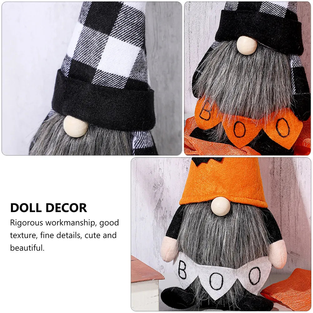 2Pcs Faceless Gnome Decor – Fabric & Wood Festival Home Props Gnome Figurine Decor Richie's