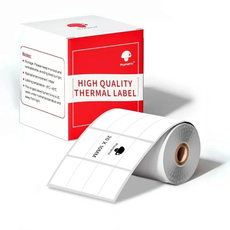 Phomemo M110/M200 Self-Adhesive Thermal Labels Roll 20–50mm Thermal Label Roll Richie's 20x10mm